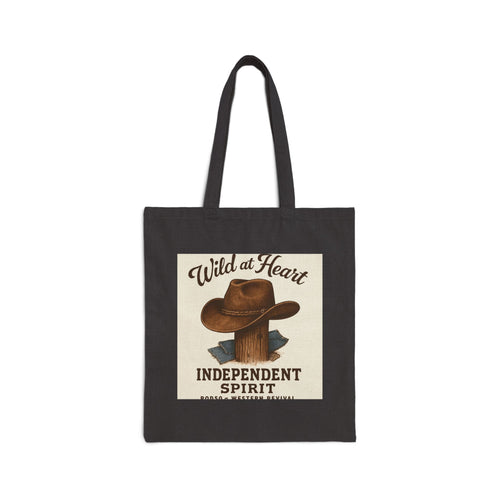 Wild at Heart 'Independent Spirit' Canvas Tote Bag