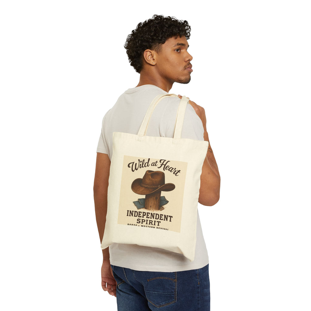 Wild at Heart 'Independent Spirit' Canvas Tote Bag