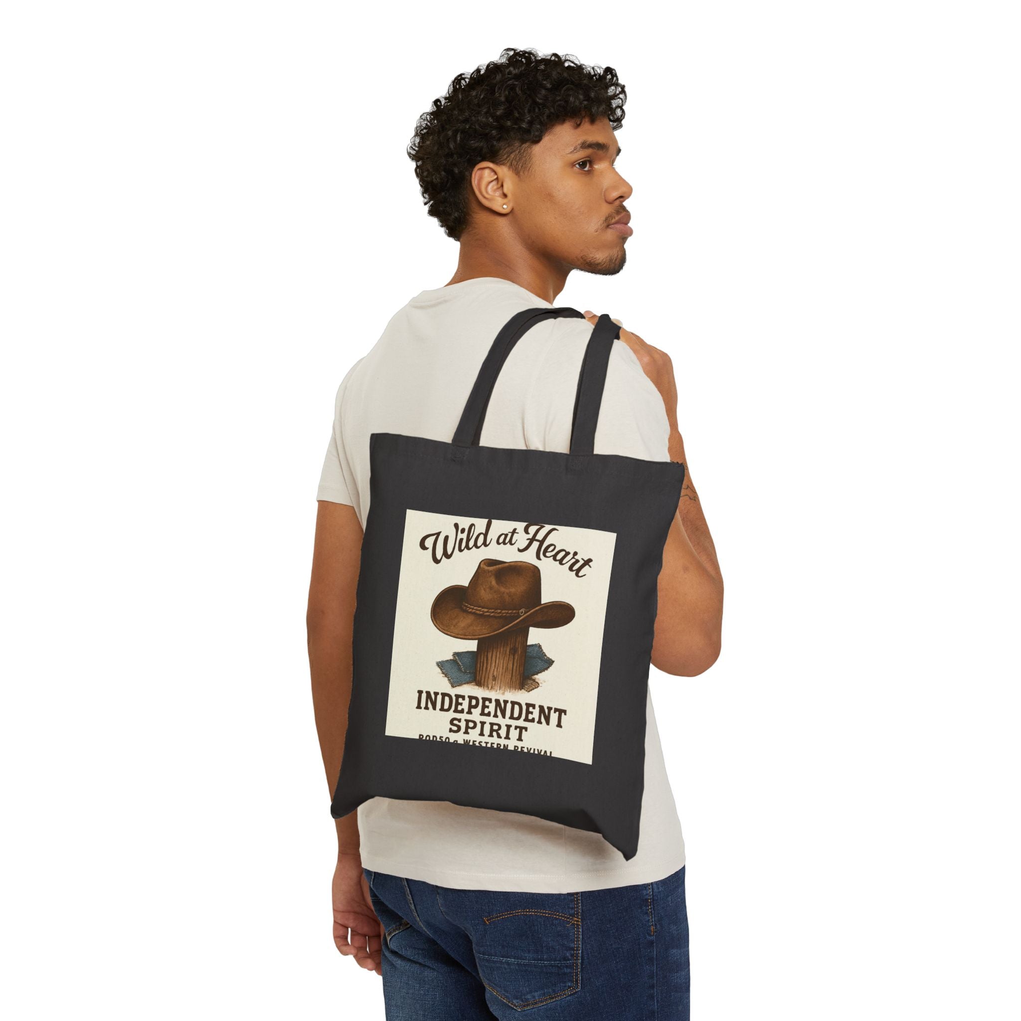 Wild at Heart 'Independent Spirit' Canvas Tote Bag